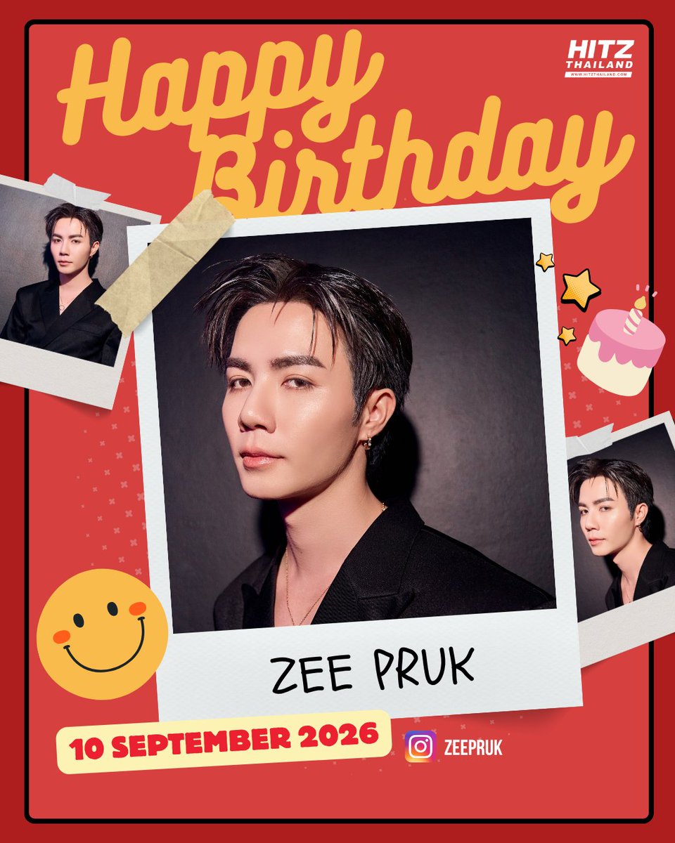 HITZThailand's tweet photo. 🎂Happy Birthday "ZEEPRUK" 🌊☀️ 

#HITZThailand ขอให้วันเกิดปีนี้ของพี่ซีเป็นปีที่ดี สุขภาพกายสุขภาพใจแข็งแรง ยิ้มได้ในทุก ๆ วันนะคะ

#HBDOurZEEPRUK 
#ZeePruk 
#domunditv
#อะไรฮิตเจอที่นี่ https://t.co/XzZofeubLM