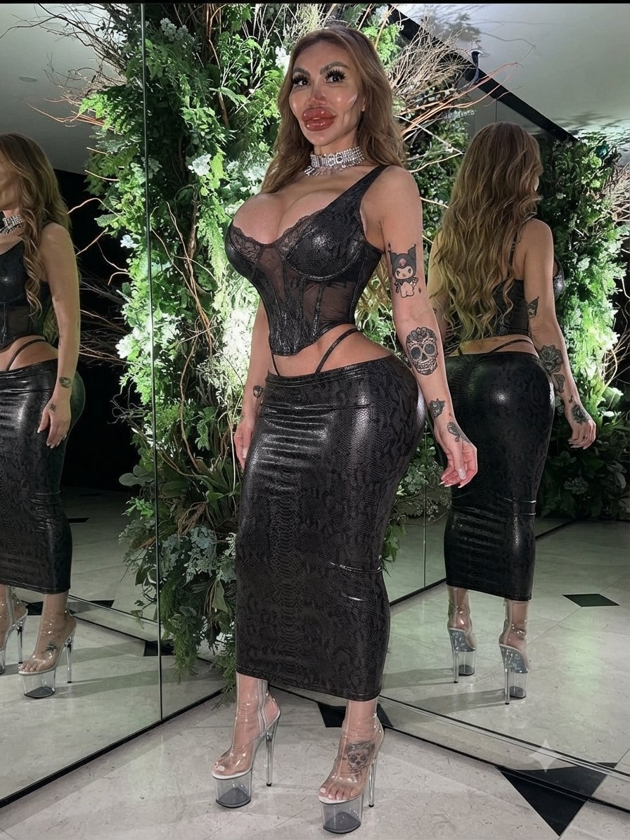 AngieVeronika1's tweet photo. If you're white and your wife transforms like this, you know your pathetic little white dick can't do anything about it, loser. #blacked #bnwo #bimbo #queenofspades #bbconly #hotwife #aiart https://t.co/RmtcX59jFq