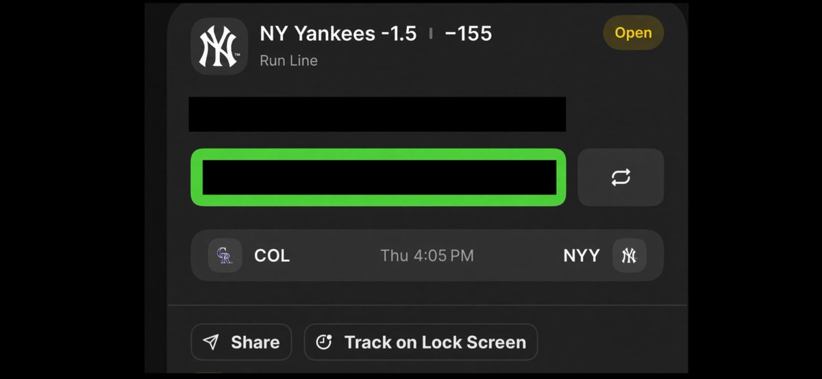 TheRazorSports's tweet photo. MLB pick 9/10
NY Yankees -1.5 runs        -155 https://t.co/uvUChxGp49