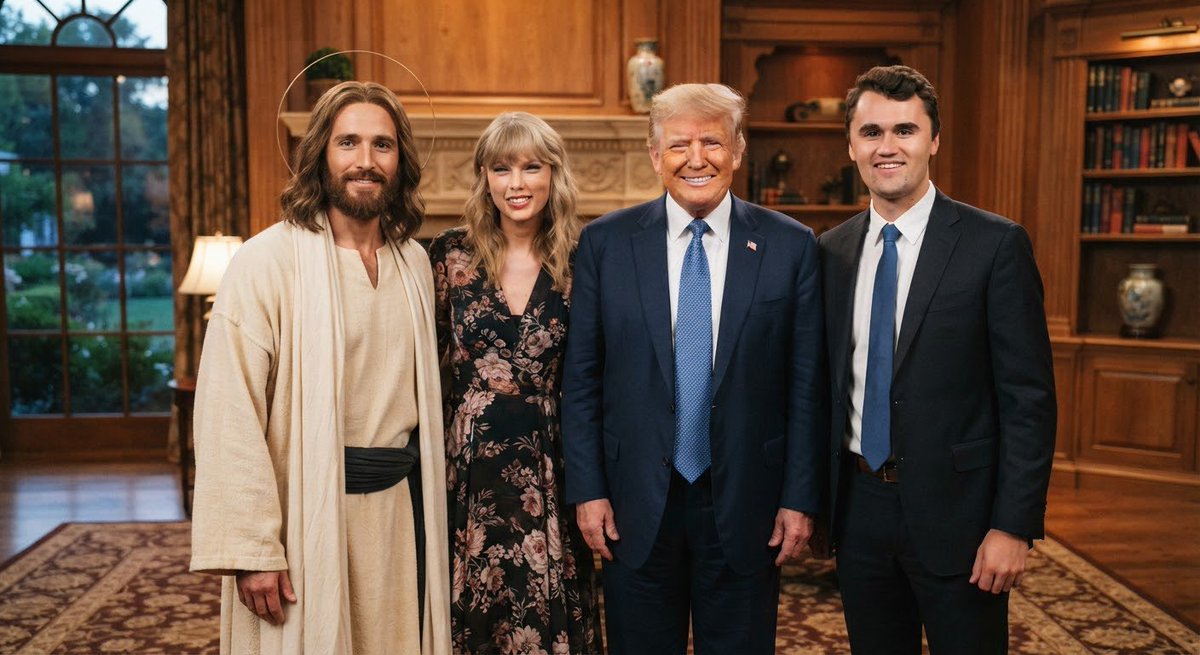 tyler0513_'s tweet photo. @PopBase Taylor Swift said it best when she said, “Charlie Kirk was a huge defender of American liberty. He will be truly missed.” https://t.co/qKU2xfY4xm