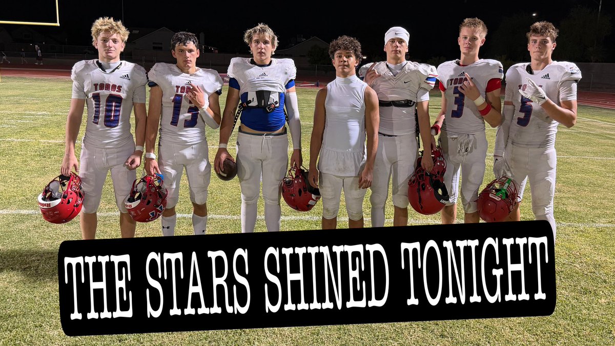 MVToro_Football's tweet photo. Huge Toro Win tonight !! 

@_trebystry 1 TD passing 
@ryker_hall10 1 rushing TD 
@brock_goodman5 1 passing TD 
@huddypasi 1 rushing TD  1 INT 
@chanceprice2030 1 Passing TDs 1 Rushing TD. Strip sack 
@lukejasonrobinson 1 receiving TD
@cadeheap 2 receiving TDs https://t.co/EK1J9iOwBJ