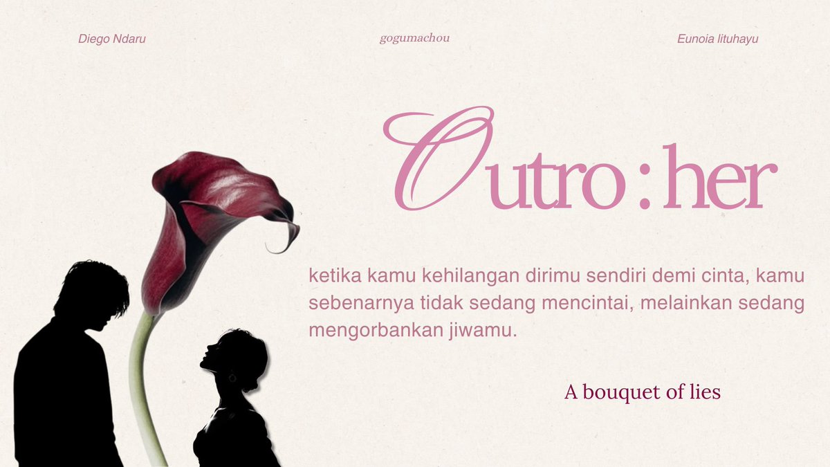 gogumachou's tweet photo. 𝓞utro : her
—A bouquet of lies

Yoongi × Oc local AU

𓂃written by gogumachou https://t.co/0Ed87e507t