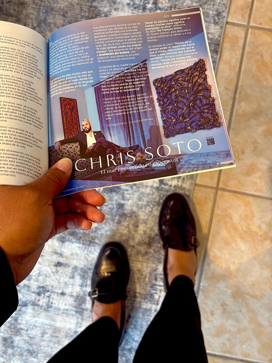HannahSuch7klg's tweet photo. After a second photoshoot for Versátil Magazine, I received my printed copy featuring my interview. Have you ordered yours yet? Purchasing a printed copy supports the American Cancer Society. https://t.co/yokOOvNYL2