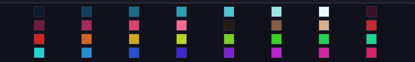 CoffeeTownist's tweet photo. This is the color palette, Standard RGB (64 color) +  scumm (16 color). Click the image to see all the colors. https://t.co/OMJbmXalOP