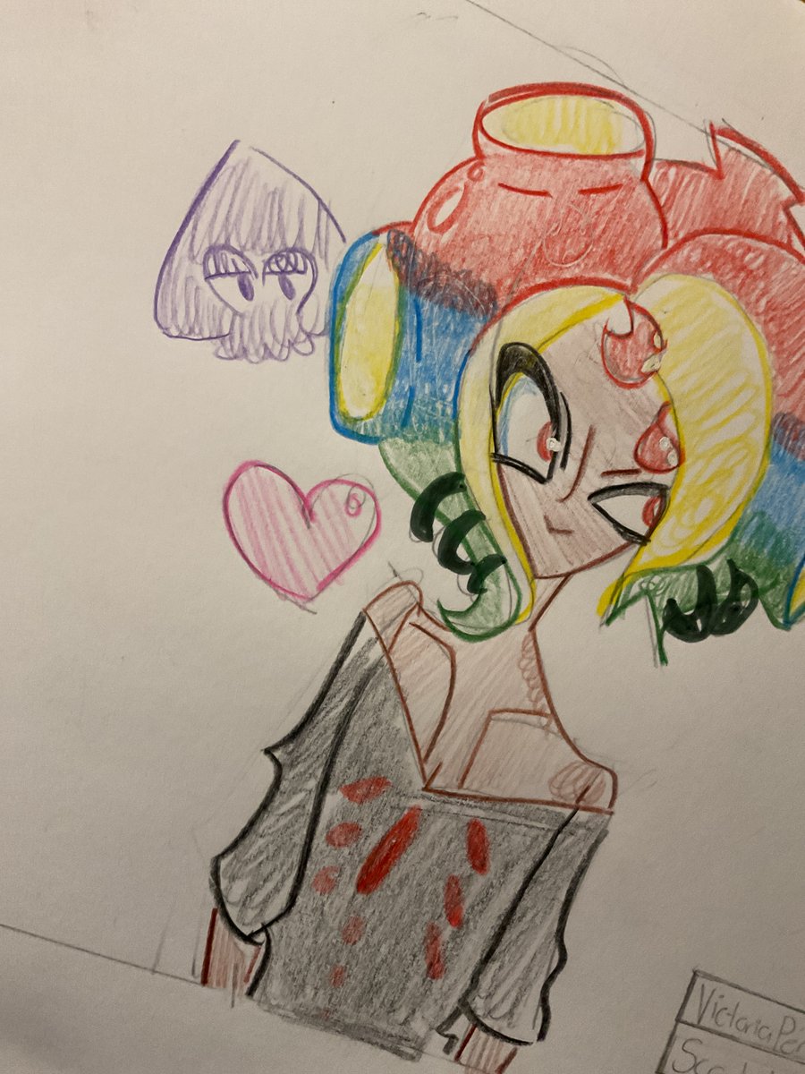 Victoria1476879's tweet photo. I joined to an art class to learn more techniques of drawing and with different materials…  i  think  my  fist  drawings here is cute! https://t.co/u8XSvvFQuV