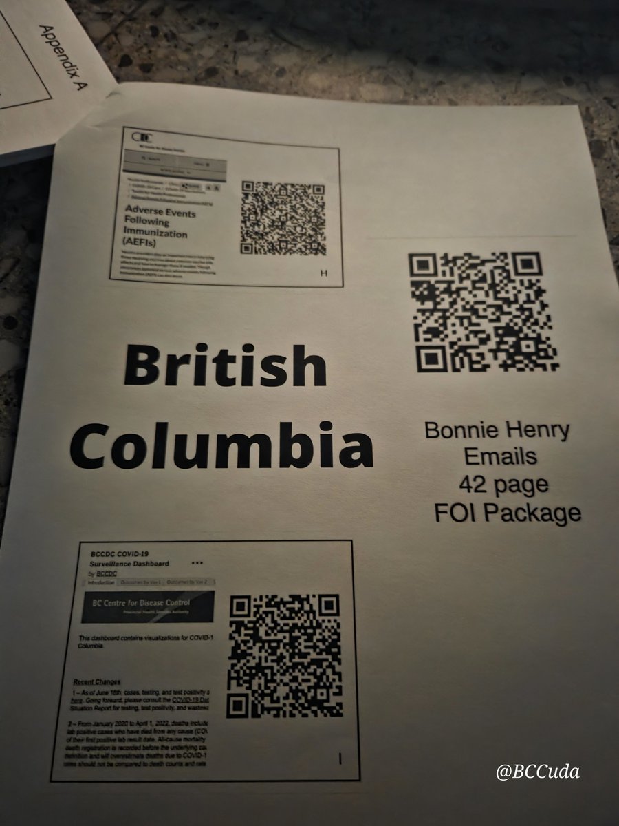 BCCuda's tweet photo. Now that the ALLISON INQUIRY IS MAKING THE "NEWS". 

REMINDER.

There was an INFORMED CONSENT PACKAGE circulated across Canada in 2023—over 30 pages of documentation.

It was sent to Senators, MPs, MLAs, RCMP, fire and paramedic services, pharmacies and the MEDIA.

It contained VAERS reports, Pfizer documents, PHO emails, and much more—warnings and information sent by REGISTERED MAIL. 

Many provinces participated, and many packages were hand-delivered.

StandUnited BC alone sent out over 2,000 PACKAGES. 

CRICKETS.  

The Canadian government KNEW. BONNIE HENRY KNEW The danger of the vaccine.  

STAND UNITED shared. 

Anyone who wants copies, let me know.