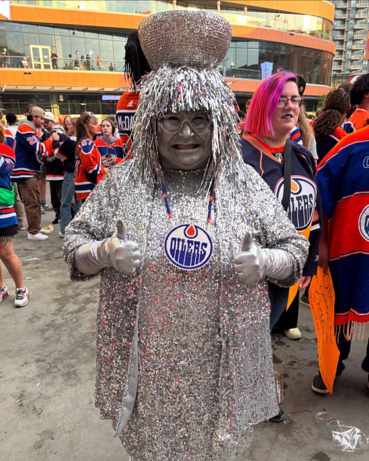 yegwave's tweet photo. BREAKING: Oilers superfan Mama Stanley says she will not support the team while Alex Formenton is signed. 

She noted he was acquitted but said she is standing with the woman in that case and cannot cheer the club’s decision. 

She said Mama Stanley still belongs to her, not the organization.