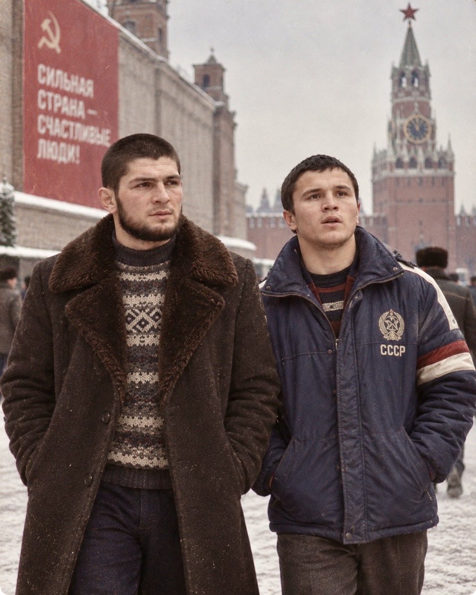 thedaringnomad's tweet photo. Father’s plan, 1980 edition 🦅 

#1980s #trend #khabibnurmagomedov #mma #ufc
@TeamKhabib https://t.co/07mTrx1AvY