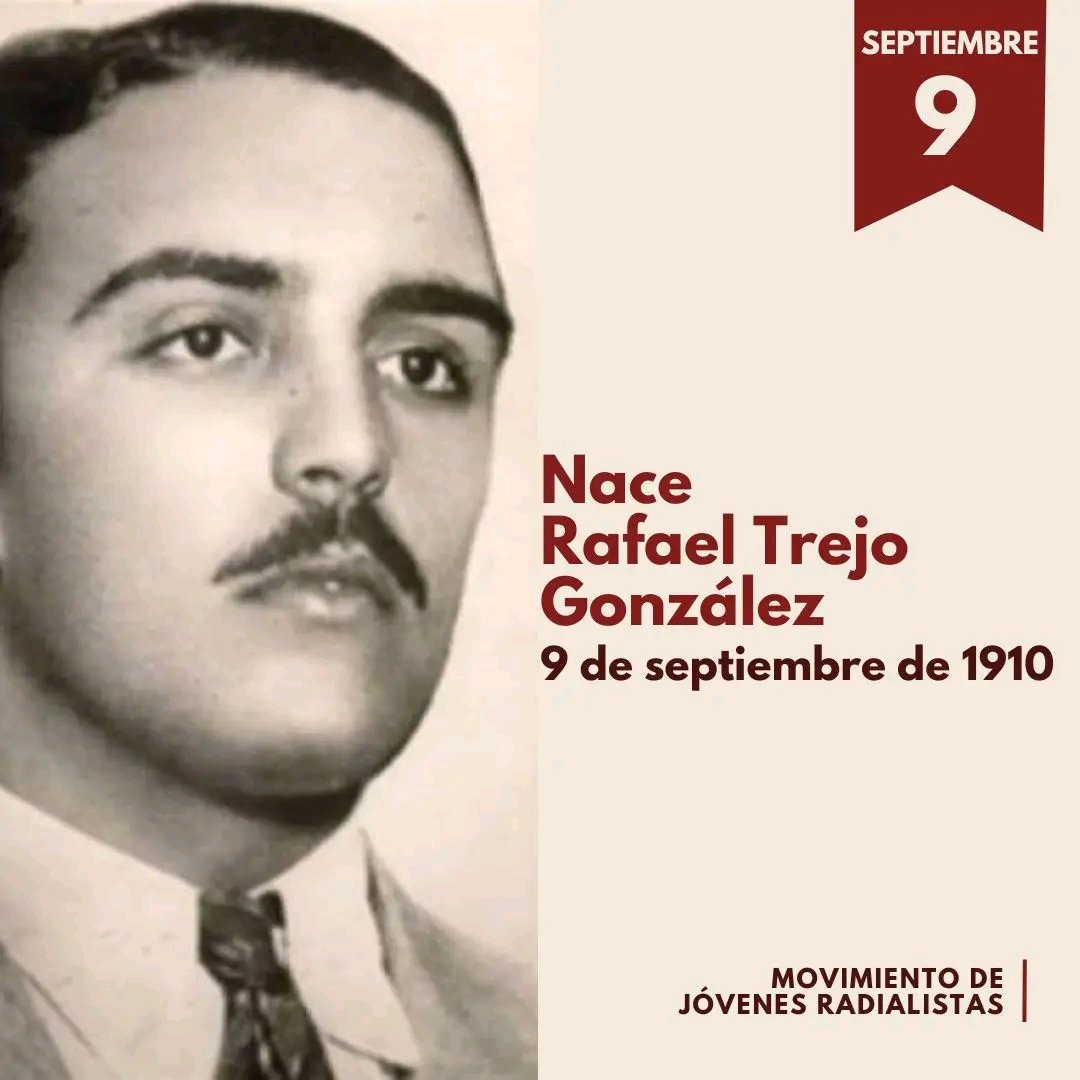 pina_veliz's tweet photo. El 9 de septiembre de 1910 nació Rafael Trejo González, líder estudiantil caído en 1930. Símbolo de la rebeldía juvenil cubana. #CubaViveEnSuHistoria #LaPatriaSeDefiende #LatiendoConFidel @Colina_CTCuba @Cuba_CTC @ArletyBarazal @EduardoLopezL65 @PieterTerry https://t.co/UZ0mD5SAs4