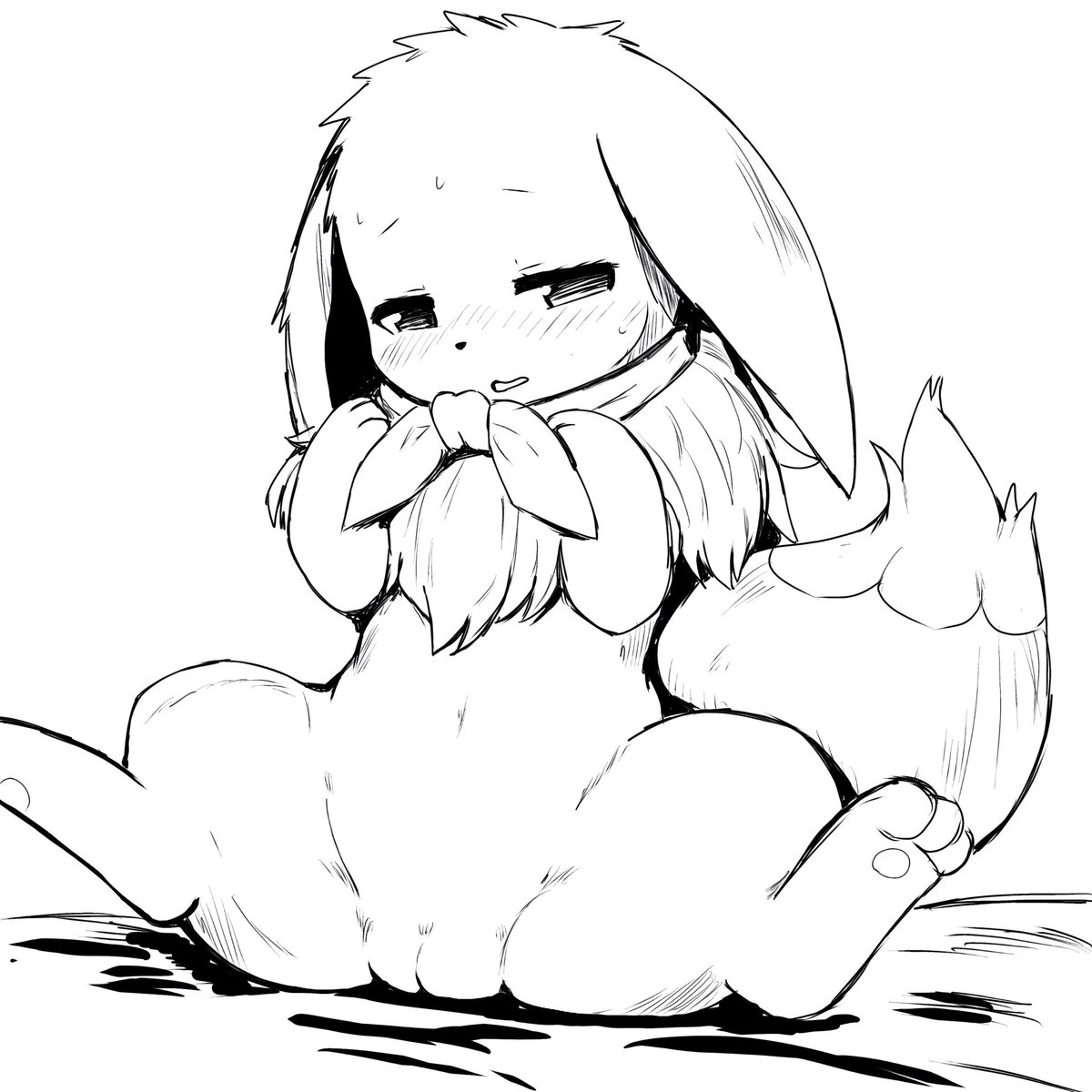nemonemonerune's tweet photo. あ、まだ入ってきちゃだめ…イーブイじゃ、スカーフ上手くできない…

そんな感じのポケダンの主人公イーブイちゃん
可愛すぎてイジワルズにメチャクチャにされちゃうんだよ〜
ちなみに相棒はワンリキー

イーブイってえっちだよね
みんな知らないと思うけど、尻尾の模様で雄雌決まるらしい https://t.co/XZTkIMslNc