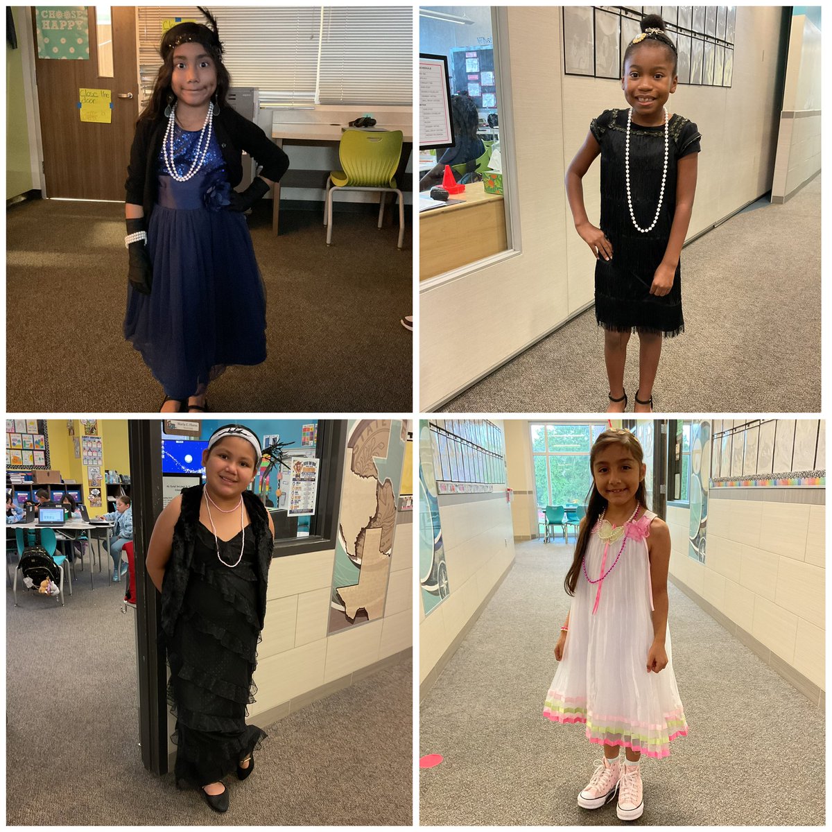 HumbleISD_RCE's tweet photo. We have been in school for 20 days! Our Cubs took a trip to the 20βs and it was roaring! Our #cubcommUNITY has some serious style! https://t.co/YOQIMJZqeI