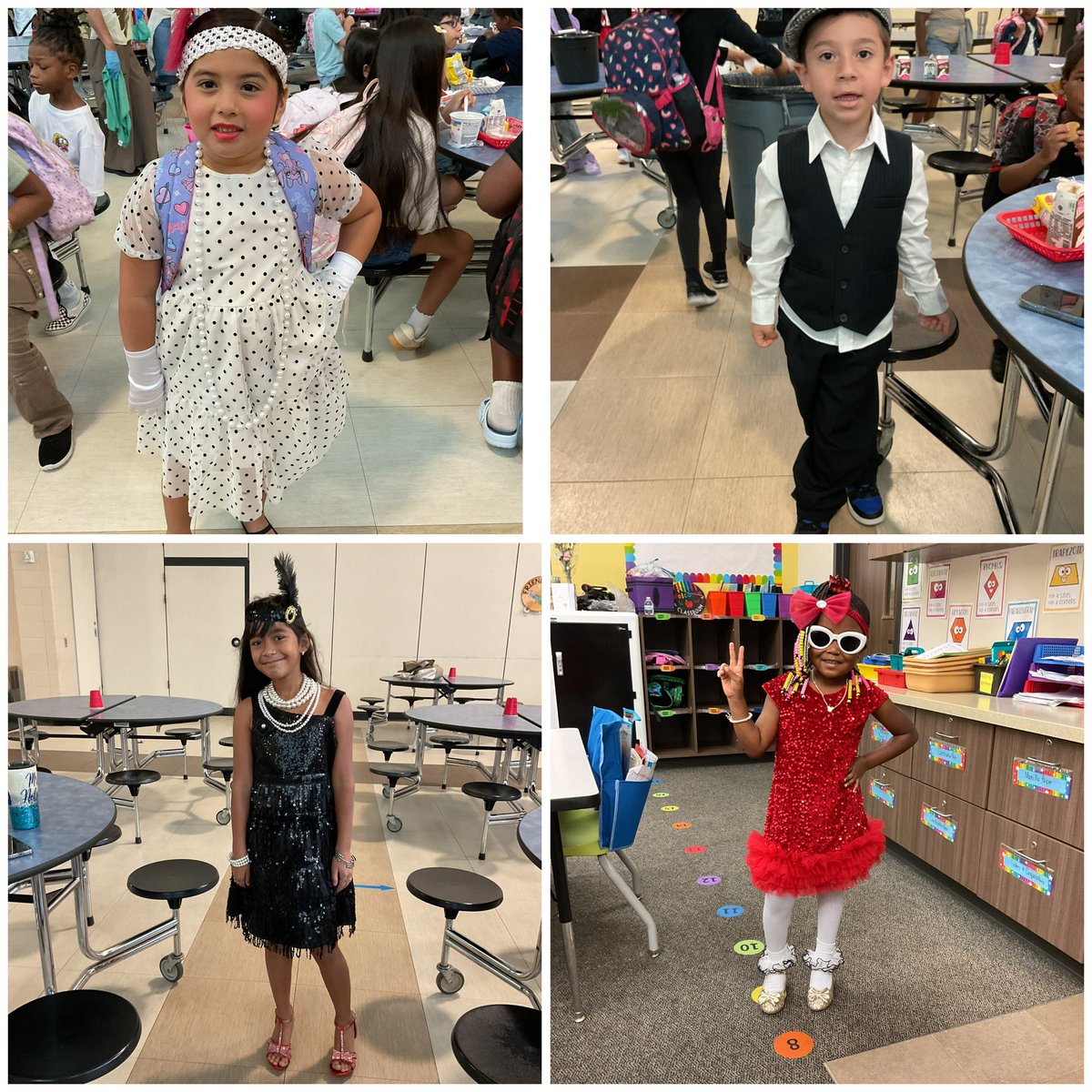 HumbleISD_RCE's tweet photo. We have been in school for 20 days! Our Cubs took a trip to the 20βs and it was roaring! Our #cubcommUNITY has some serious style! https://t.co/YOQIMJZqeI