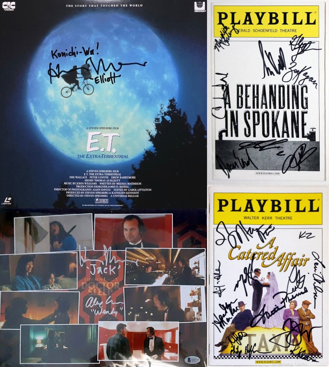 staytoonedfolks's tweet photo. Wishing the happiest of birthdays to Henry Thomas, @zoeinthecities, and @wopatofficial! 🎂❤️
All autographs are from our collection.
#HenryThomas #ET #MonsterMania #DoctorSleep #BAMBox #ZoeKazan #ABehandingInSpokane #TomWopat #ACateredAffair #Playbill #BCEFA #BroadwayCares https://t.co/vYh9pb4bEg