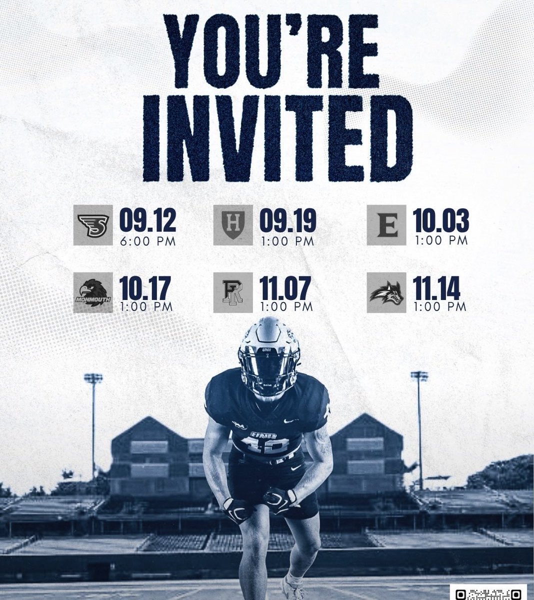 William_Canovas's tweet photo. Thank you @JakeCuddire77 and @UNH_Football for the invite!  I look forward to getting up there soon! @clhstxathletics @Coach_EA31 @Sauce__JB3 @tapps247 @TXPSMedia @TXPrivateFBGuy https://t.co/5AkDbkiE73