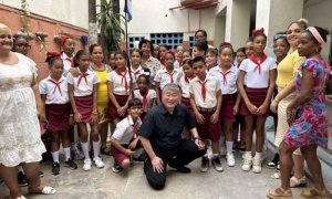 Granma_Digital's tweet photo. 🇯🇵👁‍🗨ǀ El parlamentario japonés destacó el «grave impacto» de las sanciones económicas de EE. UU. en la educación de los niños cubanos🇨🇺, medidas que afectan la disponibilidad de materiales y suministros de enseñanza.
🔗https://t.co/oS3DficZMr https://t.co/KobEDvCutT
