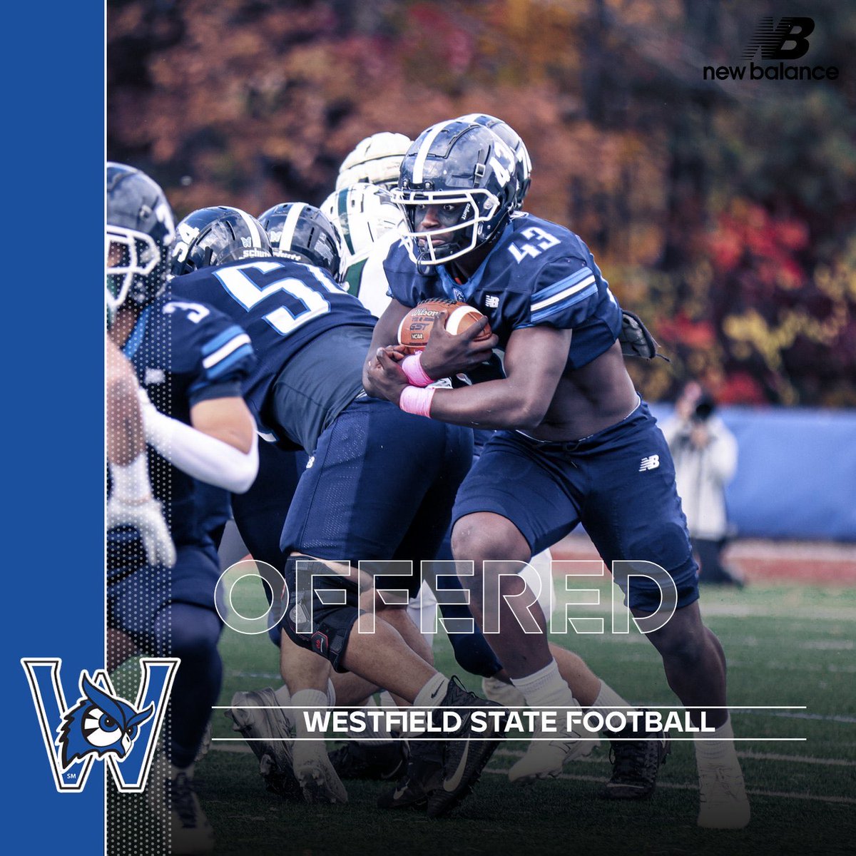 CamRusso190135's tweet photo. Super excited to announce I have a received an offer to continue my football career at Westfield State University! Thank you to Coach @LouConteWSU for this opportunity! https://t.co/oANhzKiENK