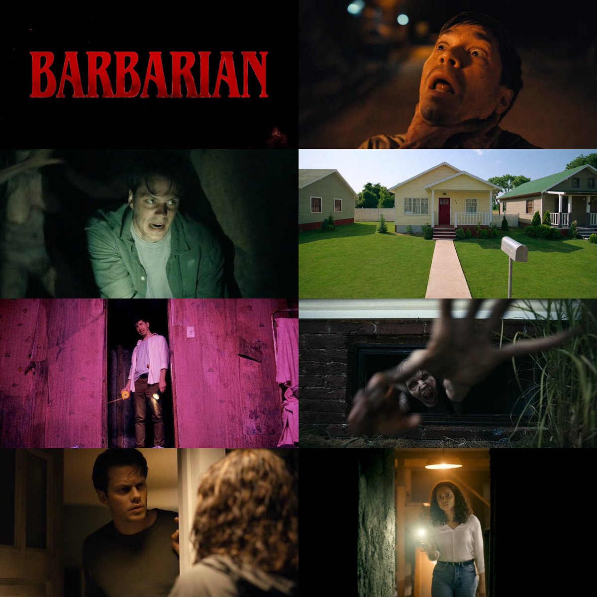 BriAnimator_'s tweet photo. Zach Cregger’s funny and disturbing BARBARIAN was released on this day in 2022 🍼 https://t.co/vnLQs3GB81