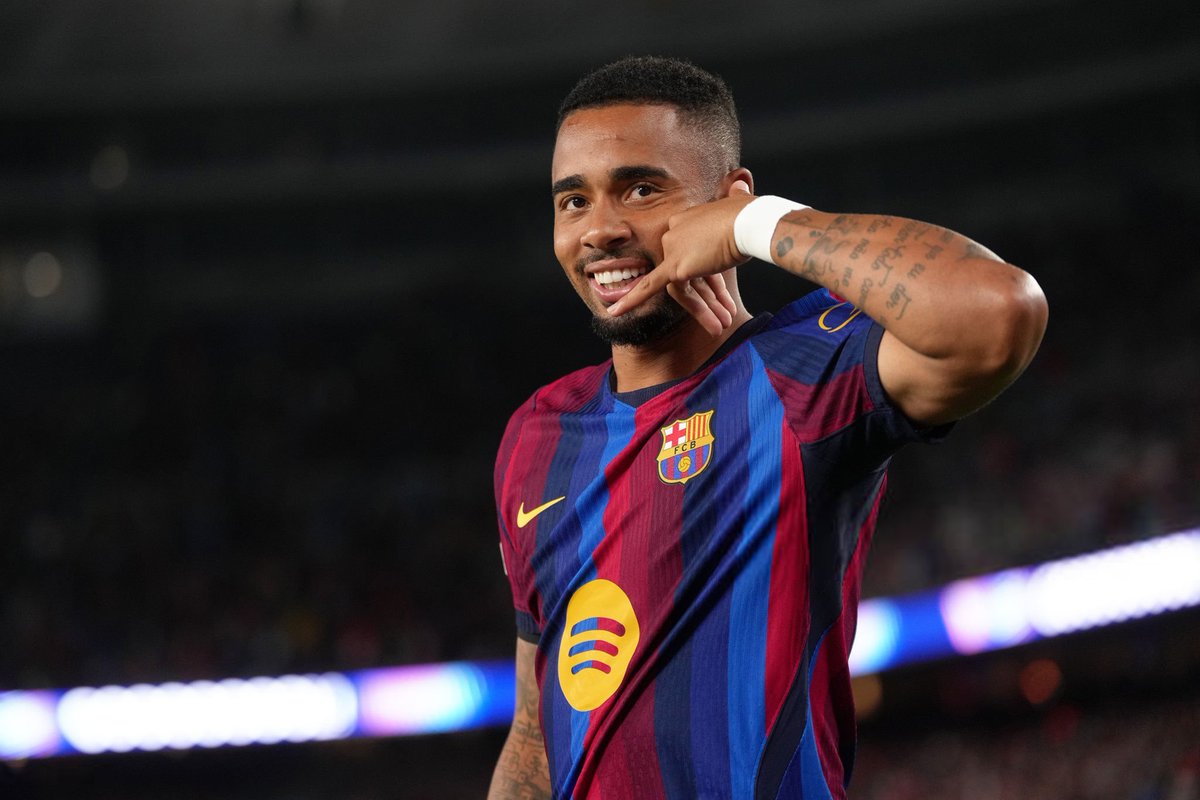 BarcaArchiveHQ's tweet photo. Gabriel Jesus
#BarçaFeyenoord | #UCL https://t.co/1QSoG4HPFo