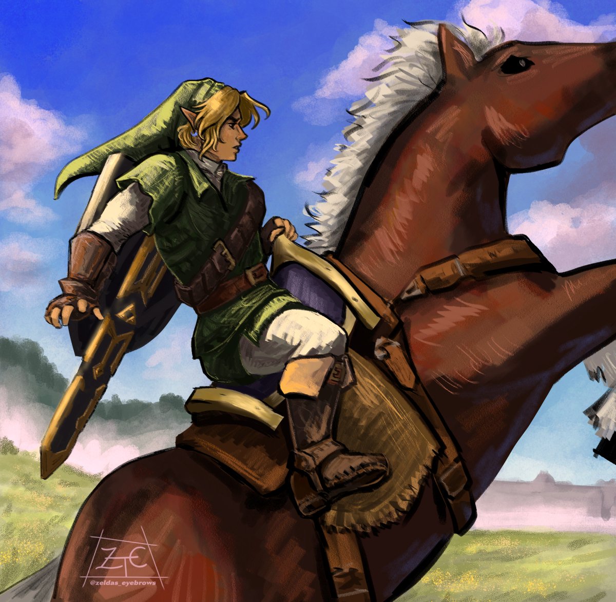 zeldas_eyebrows's tweet photo. We are SO back!

#oot #ocarinaoftime #tloz #fanartㅤㅤㅤㅤ #thelegendofzelda https://t.co/lMJ7qPYFHr
