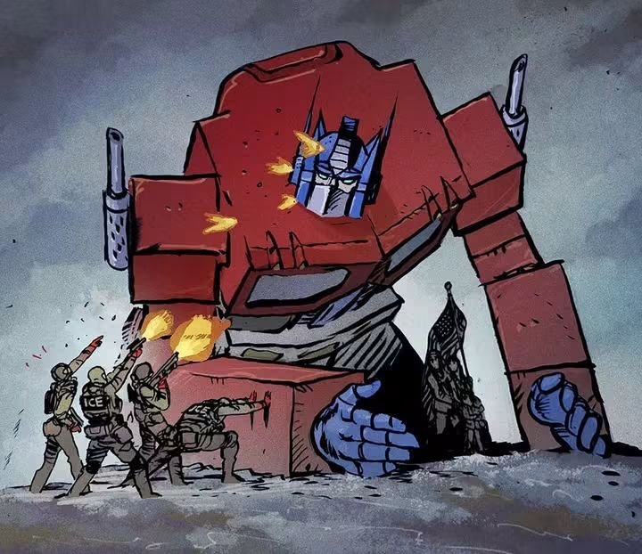 c0_t10's tweet photo. El verdadero Optimus Prime en realidad haría esto https://t.co/fJQI6Y6kdJ