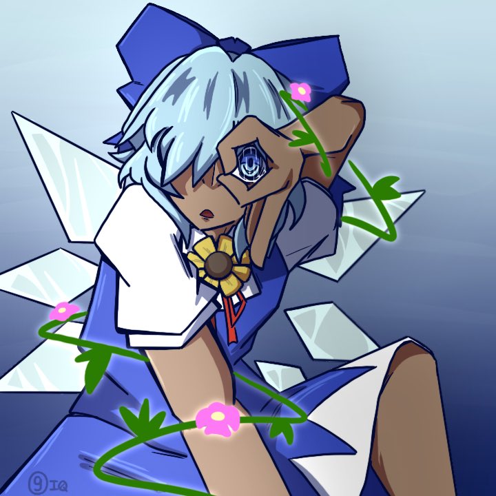 Some0neWith9IQ's tweet photo. genius ⑨ #東方Project https://t.co/UXK8KaVURs