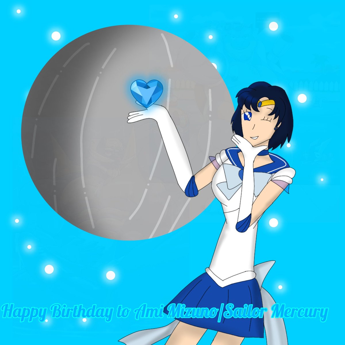 pare6044's tweet photo. Happy Birthday Ami Mizuno/Sailor Mercury🌊💧❄🤓

- “Go Bleach your Roots Creep”

#sailormoon #sailormercury #art https://t.co/wbcH4k9a3B