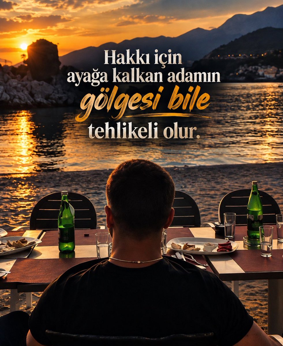 ogulcanrahat's tweet photo. Hakkı için ayağa kalkan adamın gölgesi bile tehlikeli olur.

BİR UMUTTUR YAŞAMAK 🇹🇷 @sedat_peker BABA ☝🏻 https://t.co/vl3joselxO