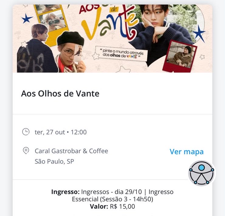 rainbowbts's tweet photo. 🚨TROCO INGRESSO PARA O EVENTO ‘AOS OLHOS DE VANTE’ DIA 29/10🚨

tenho ingresso para a sessão das 14h50 e quero trocar para a sessão de 12h. quem tiver interesse, por favor, me chame na dm https://t.co/h6m2zlVRVz