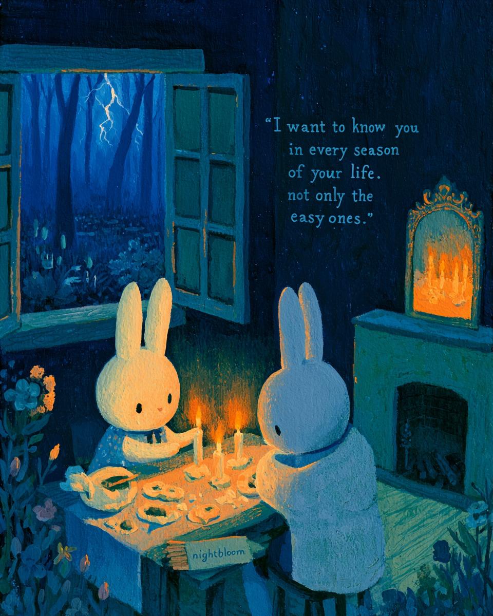 Nightbloomc's tweet photo. “I want to know you in every season of your life. not only the easy ones." https://t.co/e0EWAtZtwh