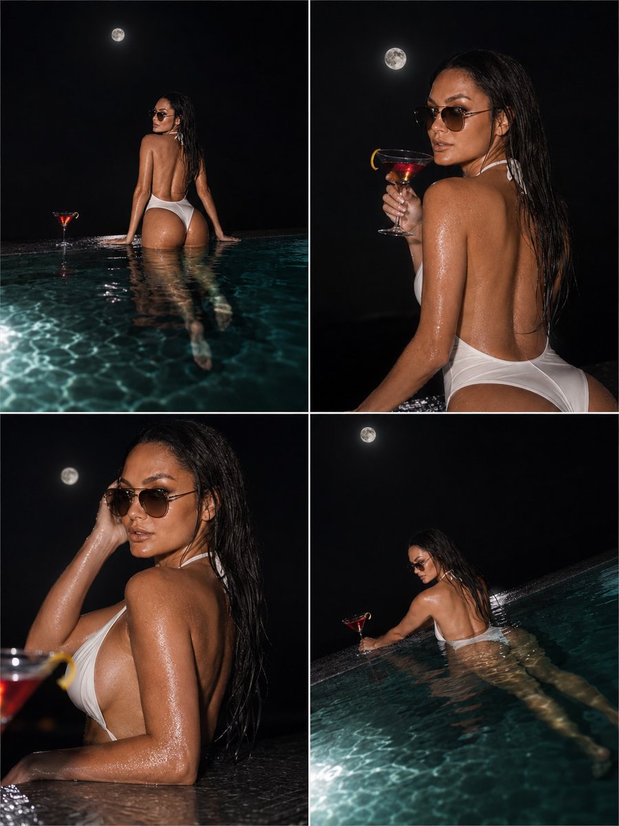 MarieRadich4zs's tweet photo. The water is warm. The night is beautiful. No “have to. ” No “later. ” Just here and now. https://t.co/pkQmmquDCi