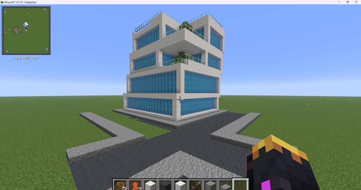 sansiu_12's tweet photo. Preparándome con construcciones de 30 minutos con temática para la competencia de fe de a ver si me aceptan
@fedevigevani
#minecraftㅤ https://t.co/C24B7pmqMv