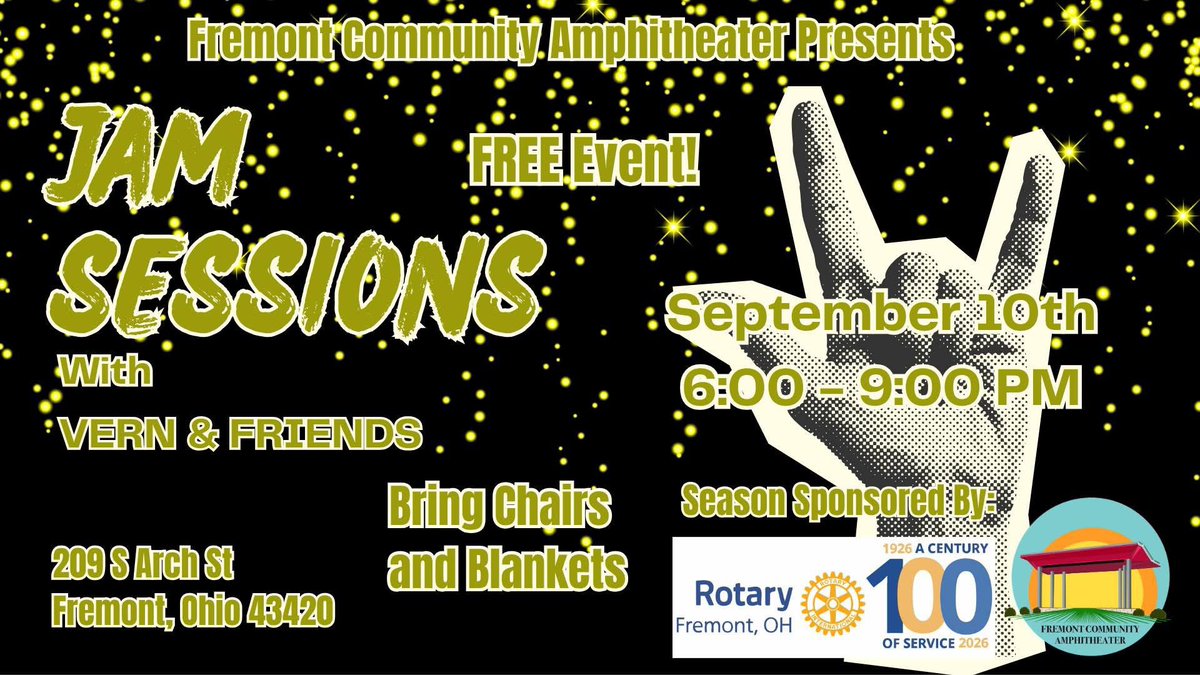 fremcomamp's tweet photo. 🎶 Happening Tomorrow! 🎶

Join us for another fun-filled evening of live music at our FREE Jam Sessions!

🗓 Thursday, September 10
🕕 6:00–9:00 PM
📍 209 S. Arch Street, Fremont https://t.co/7zCTiGTT6k
