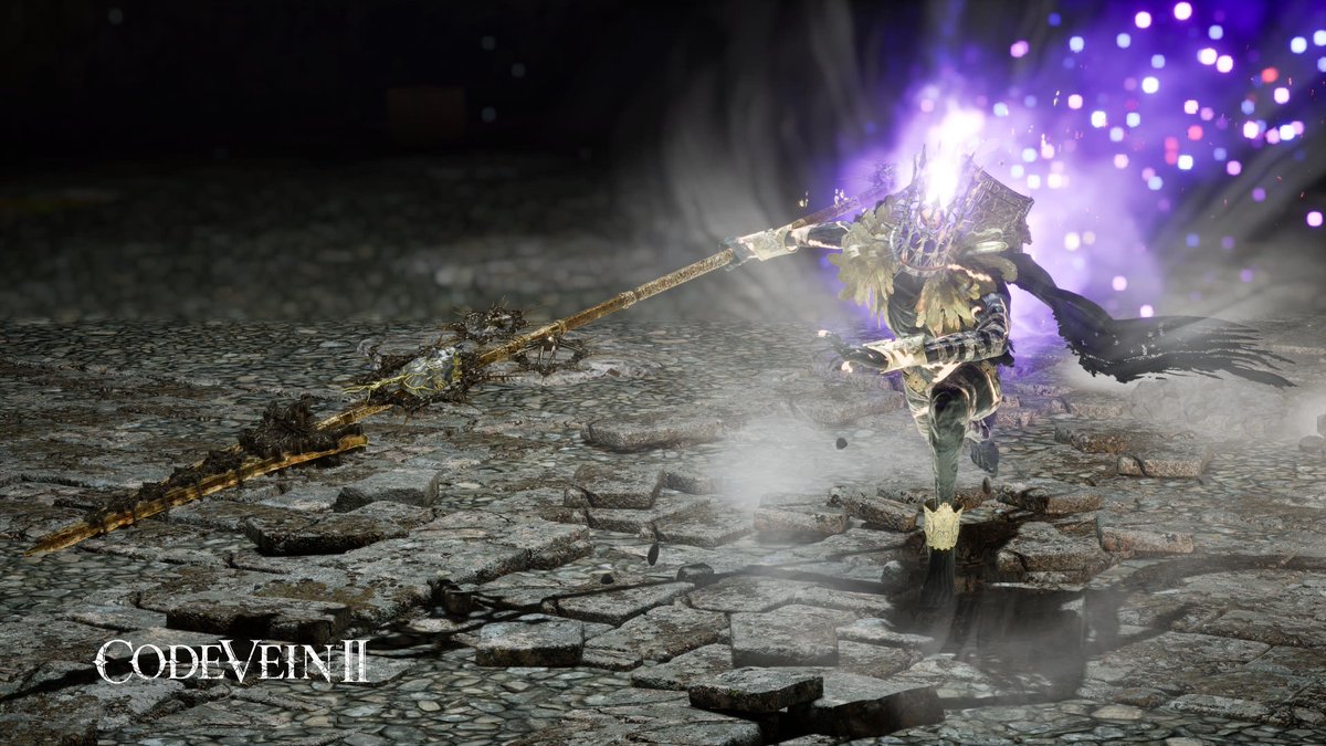 NoirTentacles's tweet photo. ルーンブレードの盾は手に入れた方は多いと思われるのでもう片方のレアドロのハルバードをば…ついでに不可分の大光石も落とすので最終強化も仕放題ですわー
#コードヴェイン2 https://t.co/8uzPLQ1iSl