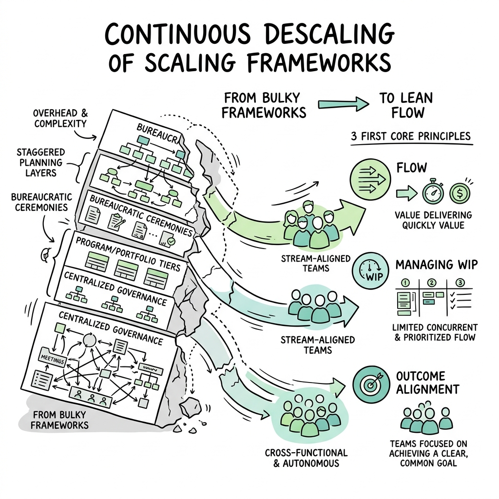 Scrumdotorg's tweet photo. What happens to your Scaled Agile ways when adopting an Agentic SDLC? AI changes coordination - adjust your approach. New blog by PST Yuval Yeret: https://t.co/uWaGGtqwxJ #Scrum #Agile #SDLC @yuvalyeret https://t.co/gRmCYiLJed