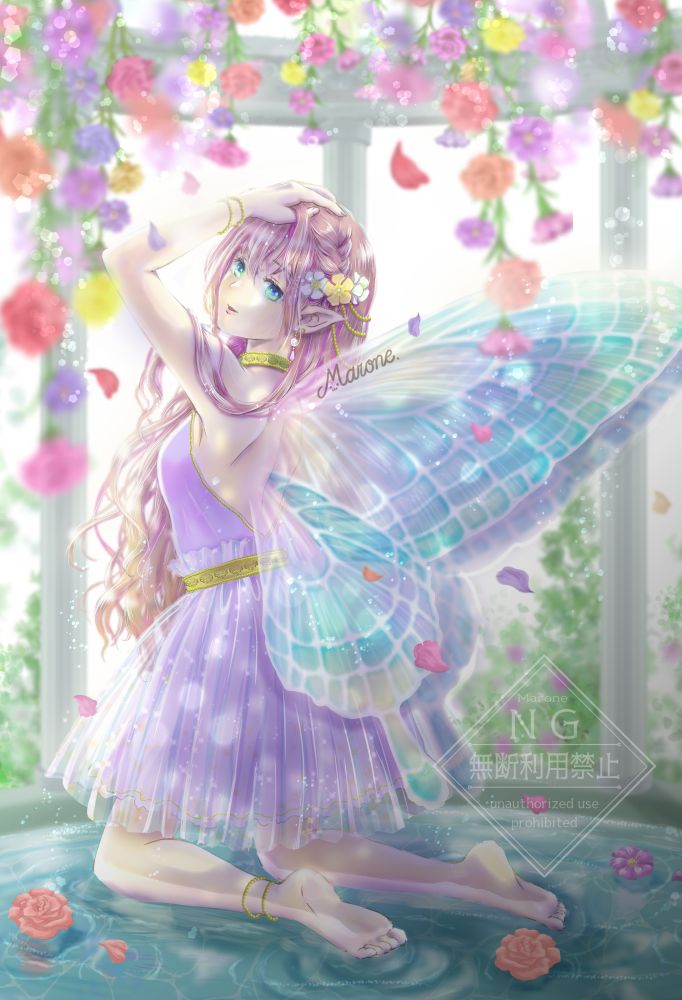 M_a_r_o_n_e's tweet photo. PC開いたら過去絵を修正したくなったので少し修正しました
３年以上前にメディバンペイントで描いたやつ…！

#一次創作 https://t.co/PEAB5ObOOx