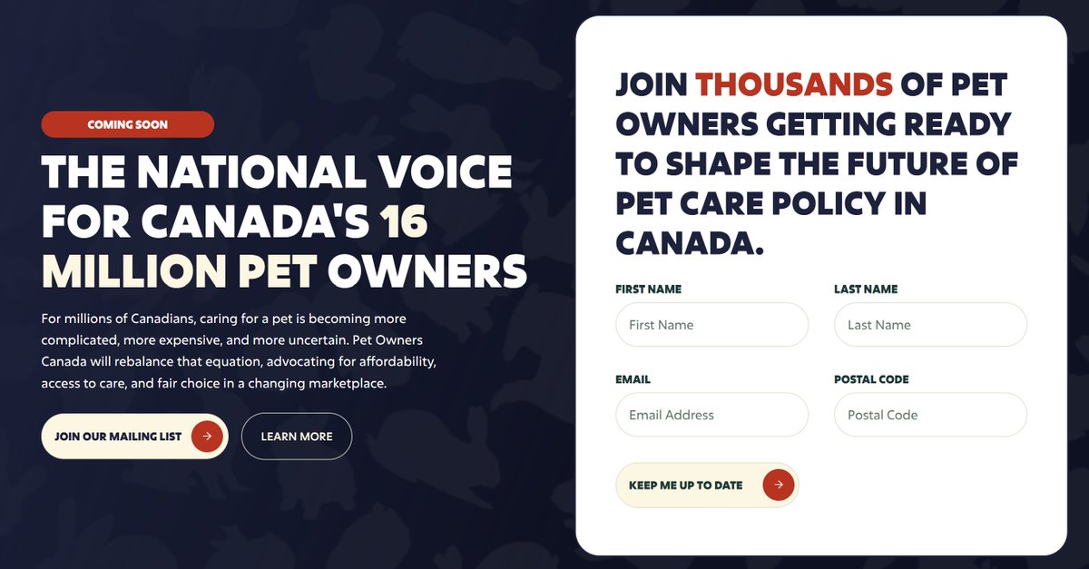 DavidColetto's tweet photo. This is badly needed. As a pet owner, we don't have a voice 

https://t.co/RhIVVun0PO https://t.co/XGaeNsZ5H8