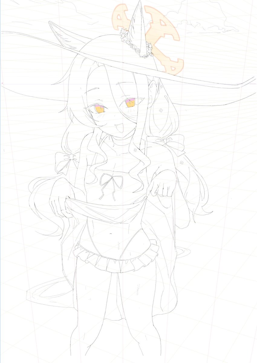 SubuArt's tweet photo. Blue Archive summer Seia wip https://t.co/GTdQGX8teU