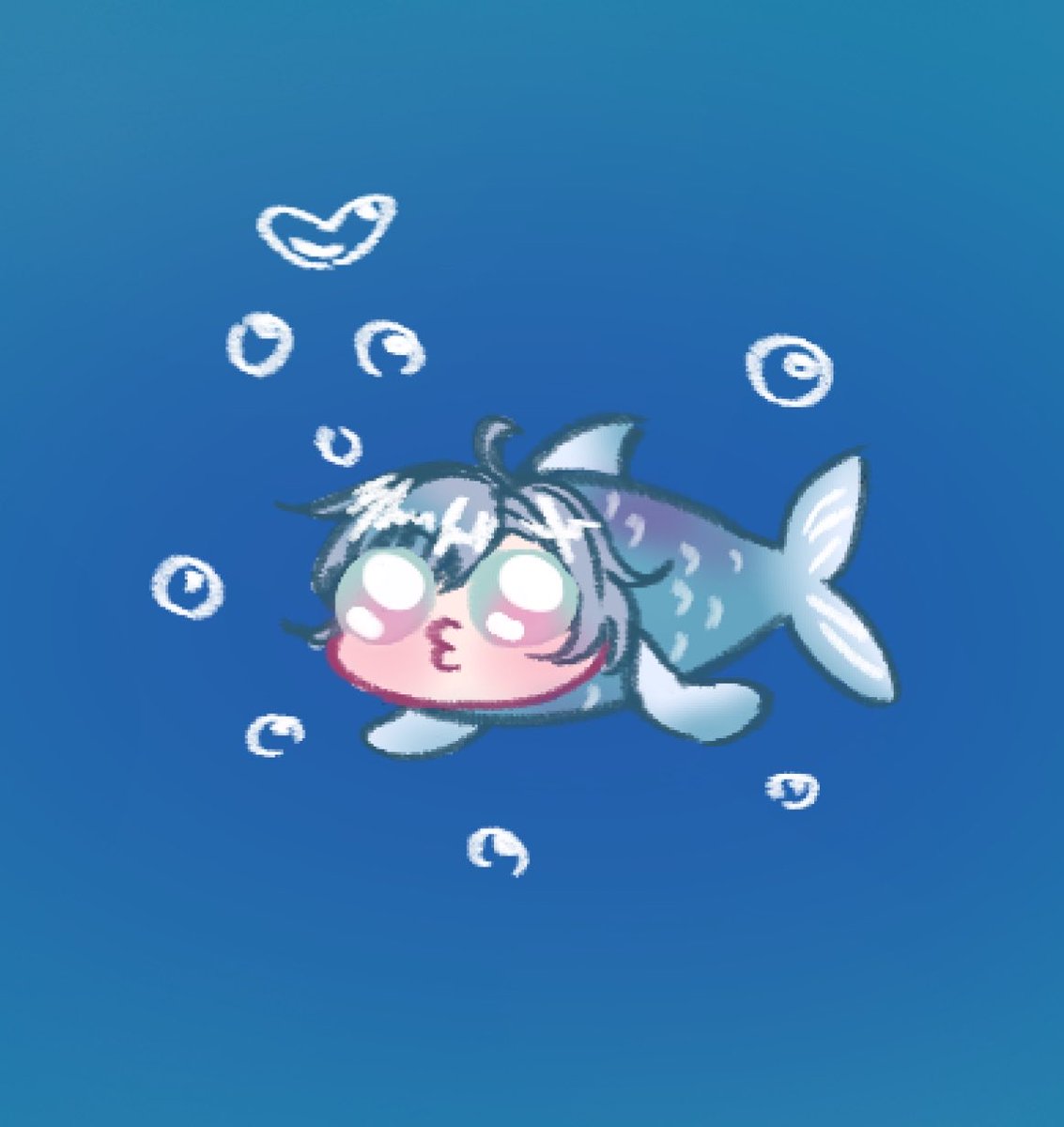 miniwishie's tweet photo. #Canversea doodle

The Fih is very Cute 🐟🫧✨ https://t.co/dTuNEENesA