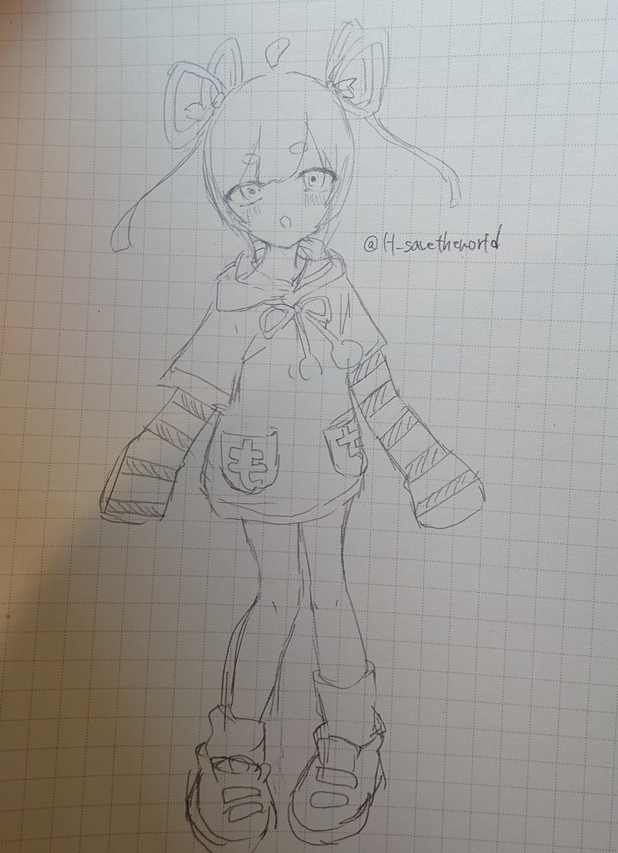 H_savetheworld's tweet photo. 🌕️見パイモチ子風ことはさん https://t.co/sNLHEnph6G