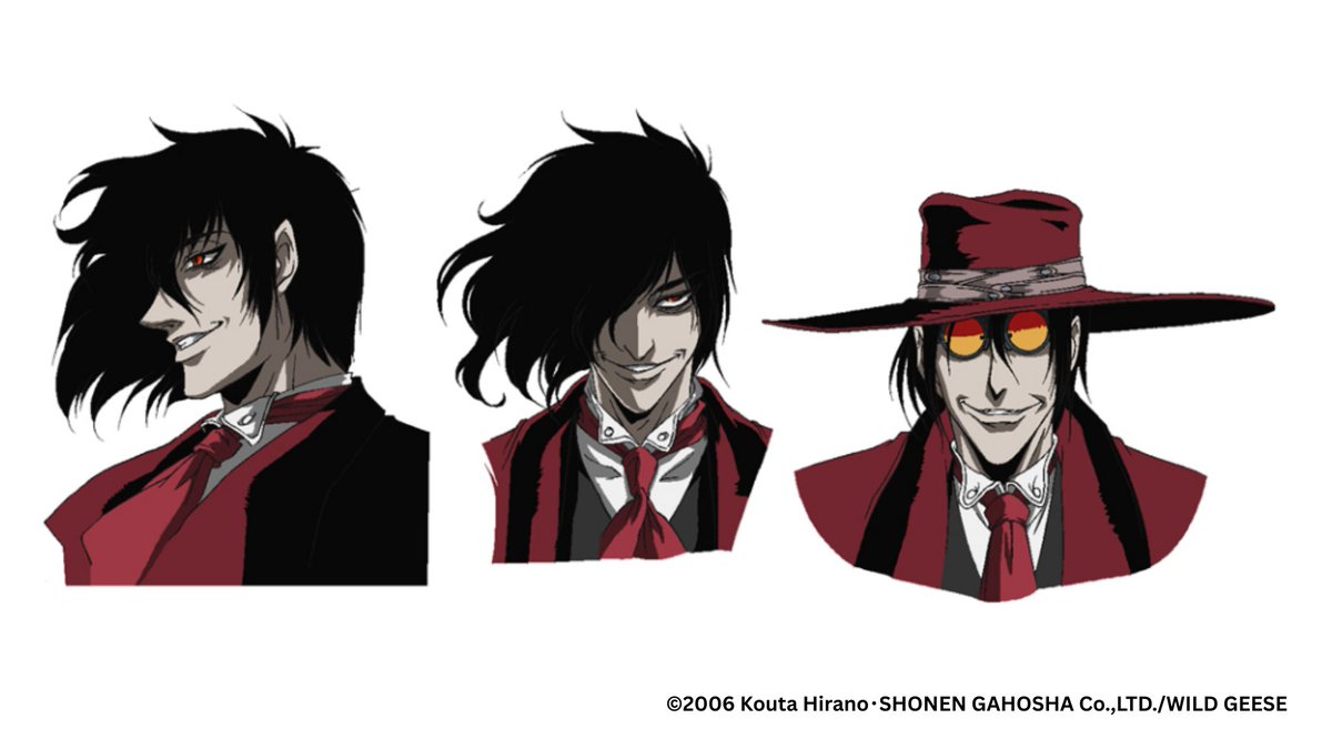 GonzoAnimeIntl's tweet photo. Check out the designs of Arucard from #Hellsing and #HellsingUltimate! Which version do you prefer?
#Anime #Vampire #CharacterDesign https://t.co/xJCNa9W0Bj
