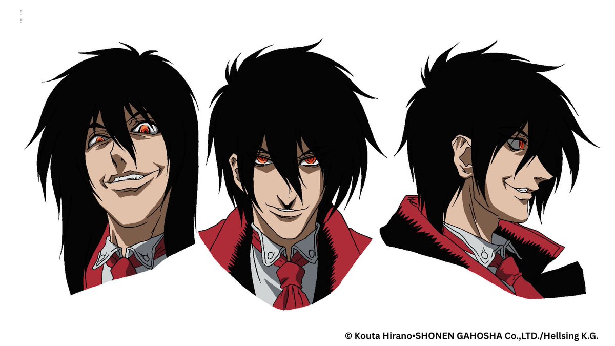 GonzoAnimeIntl's tweet photo. Check out the designs of Arucard from #Hellsing and #HellsingUltimate! Which version do you prefer?
#Anime #Vampire #CharacterDesign https://t.co/xJCNa9W0Bj