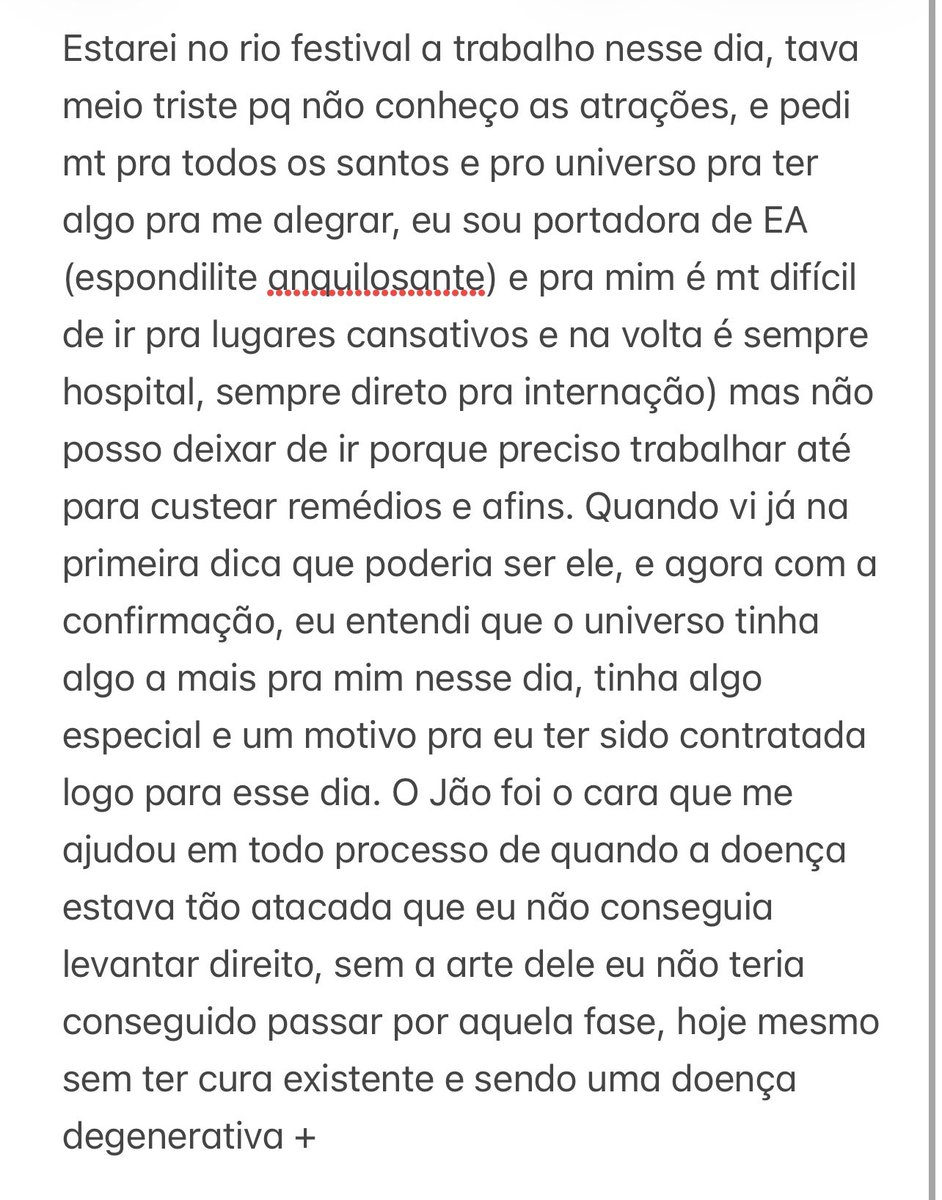 cantodeumafesta's tweet photo. @jaossuper @itau Me deem a chance de olhar nos olhos dele de novo e dizer que eu tô to comprimindo a processa de lutar e ser forte, por ele. 🧡 prometo arrasar no look laranja, sei que nada é por um acaso @itau #JãoNoPavilhãoItaú #MeNotaItaú #ItaúnoRockinRio2026 https://t.co/7fhXIwVKkI