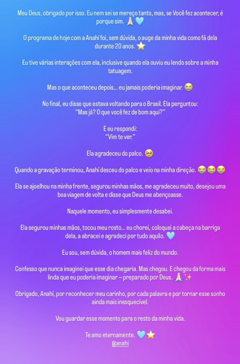 RenatoHenri87's tweet photo. Obrigado @Anahi 😭⭐️🩵 https://t.co/14Z1pIj5g2