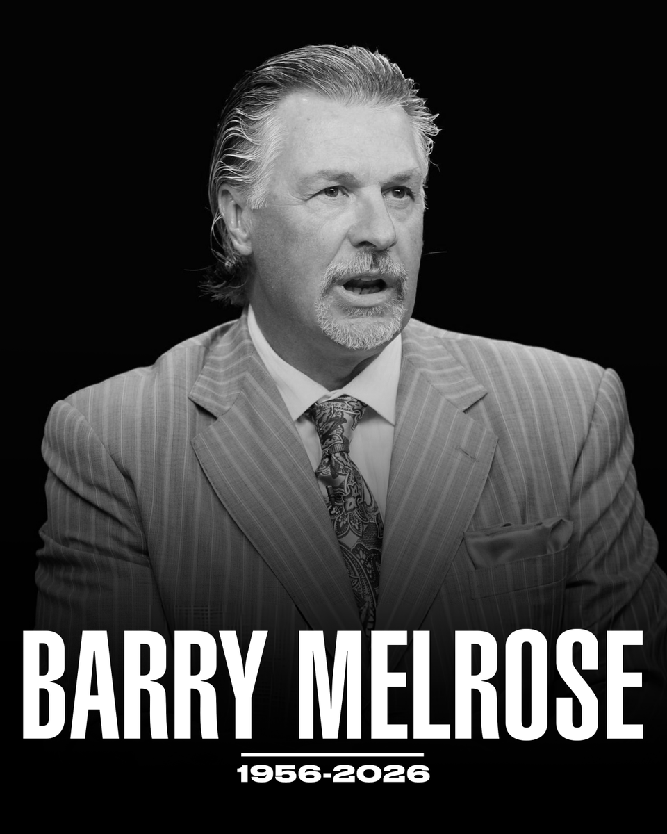 JomboyMedia's tweet photo. Rest in Peace to legendary hockey analyst and coach Barry Melrose https://t.co/EEr59hungT