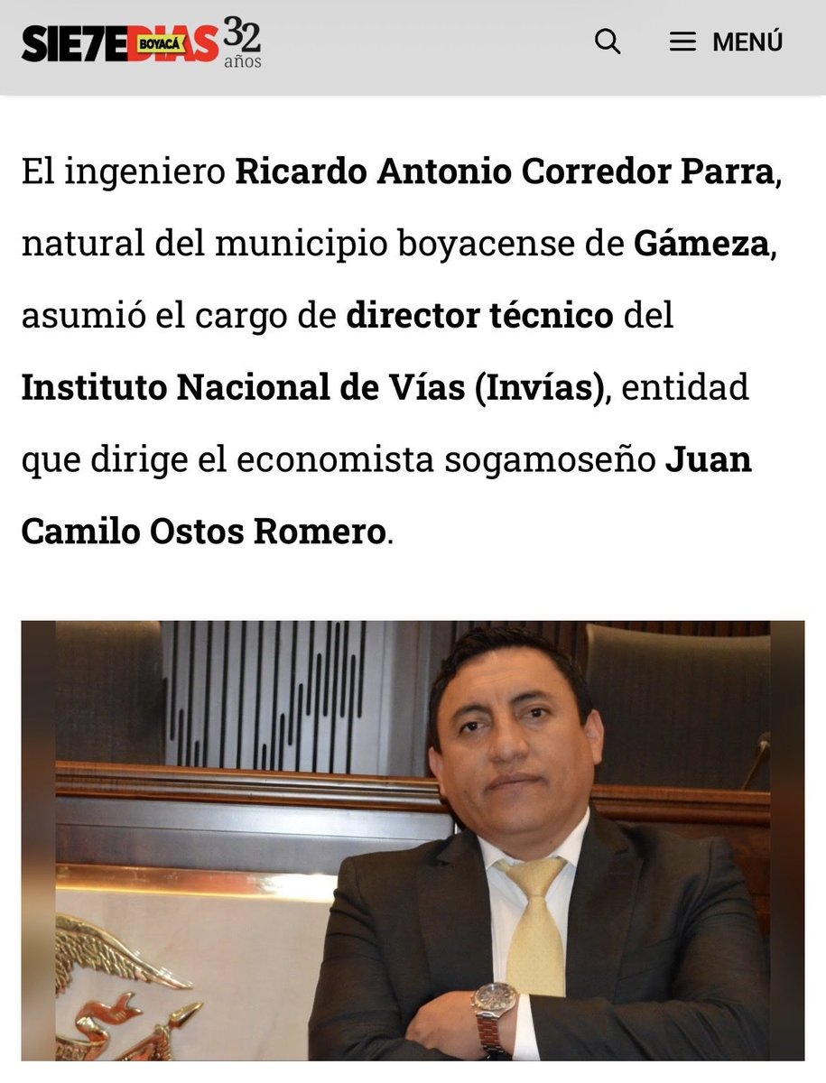 FeliBerdugo's tweet photo. Presidente @ABDELAESPRIELLA, por favor revisar el regreso de Ricardo Corredor Parra al INVÍAS como director técnico. Su paso por la entidad durante el Gobierno Petro y sus manifestaciones de respaldo a esa administración ameritan una revisión de los nombramientos. https://t.co/xGDXkVUIWe