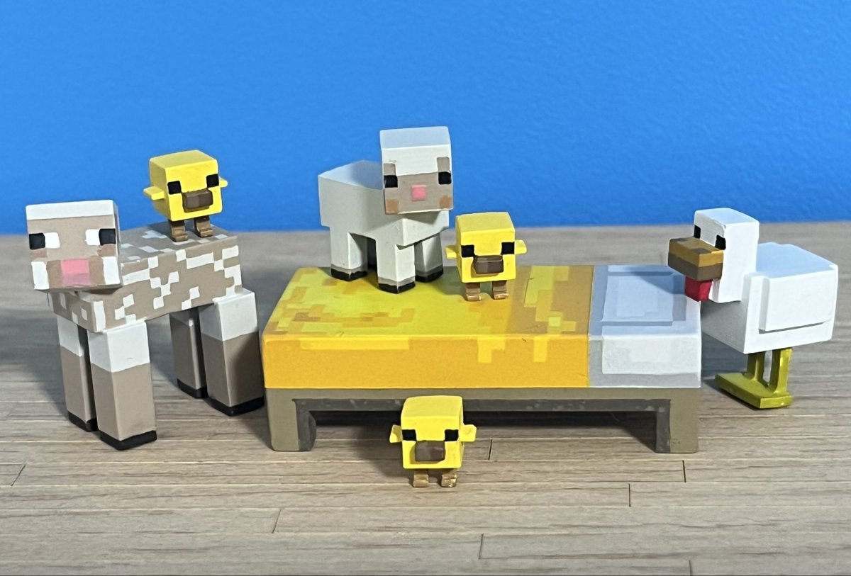 AModeler251's tweet photo. @minecraftjapan ひつじ数えてたら朝になってた☀️ https://t.co/TnCdhc42He