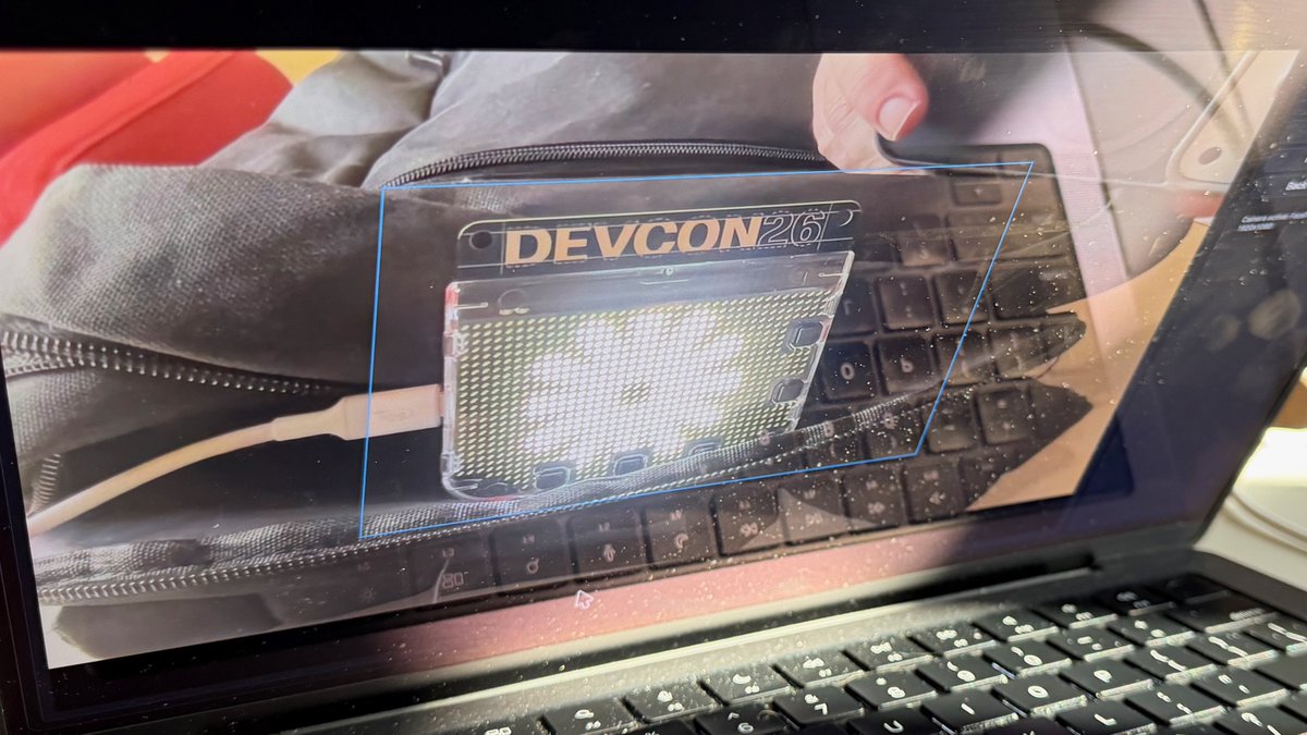 migratedfish's tweet photo. @jperla lower stakes but i used this same approach with codex to write/verify my company's logo onto a RP2350 at workday devcon https://t.co/TYcw2T1P1t