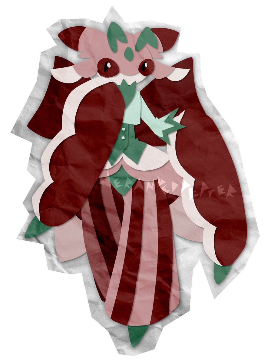 derangedpepper's tweet photo. hi heres an actual drawing of my lurantis. i think hes cute https://t.co/xYJqXSRBHN