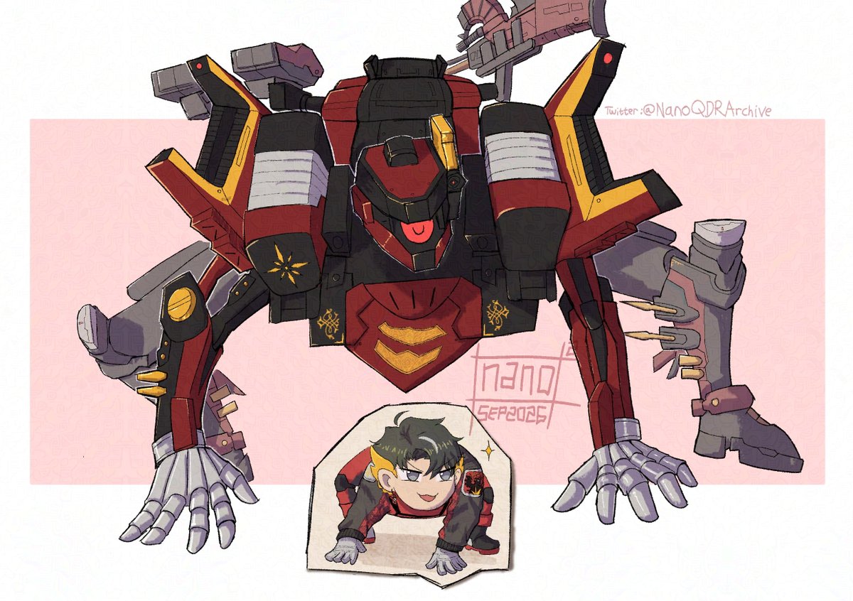 NanoQDRArchive's tweet photo. Laba-laba Tsundere

(Armored Core AU) 

Arjuna Arkana ☀️, with Gandiva as his body extension, on all fours

Tool: IbisPaint 
#Artjuna #Arjunaksara #Arjunamemes https://t.co/plkfRIbaVL