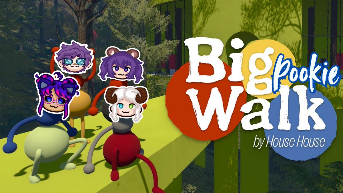 mooncity_gaming's tweet photo. It's time for a big pookie walk! w/ @TrueKingMouse @pandeunee @lobocimby 

Playing BigWalk over on the purple app!!

🌙 🔗BELOW 🌙 https://t.co/8slgmEkQYz